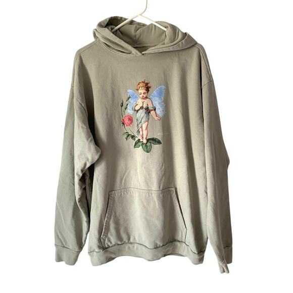 Boys Lie I Choose Me Oversized Hoodie Sweatshirt Mint Green One size - Picture 2 of 6